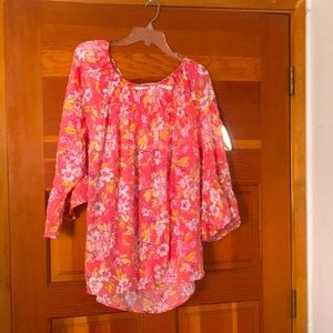 Brand New Sexy Flower Top